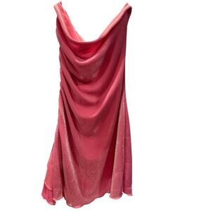 Princess polly pink sparkly ruched